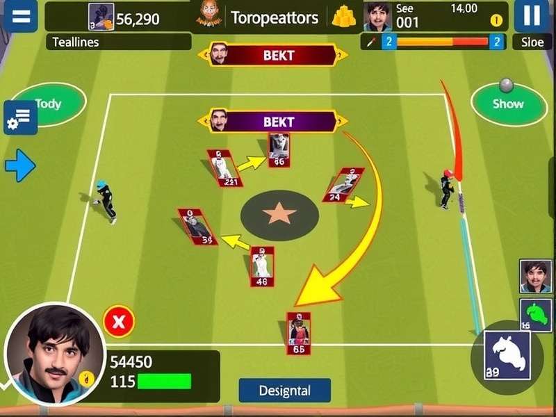 Bangalore Royals Rush tournament screen